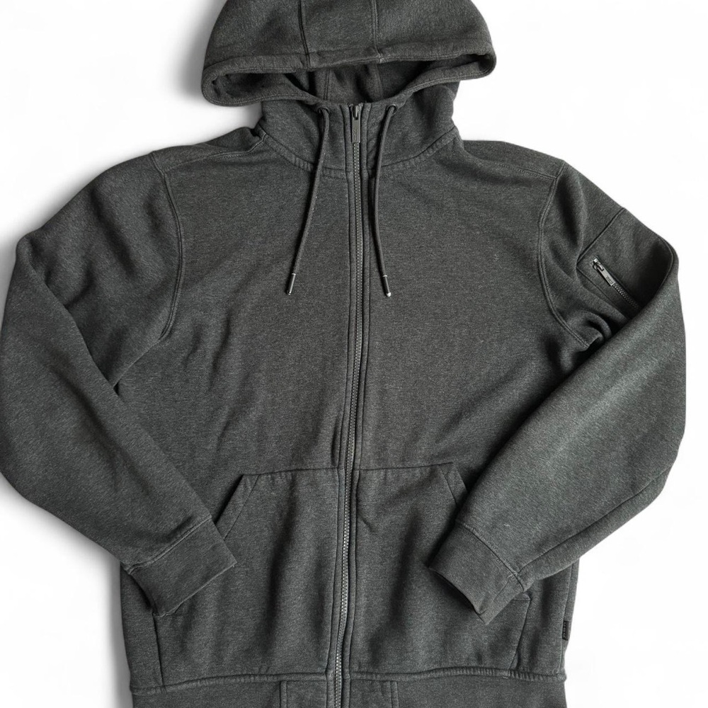 Mens Champion Sporting Goods Gray 
Thick Zip Up Hoodie Jacket Size Small
